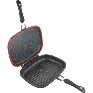 Tigaie dubla grill Cooking by Heinner Dark Line
