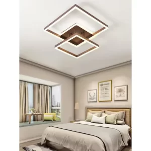 Lustra LED Square Numva 3, SLC cu telecomanda, Intensitate reglabila si lumina calda